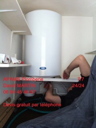 apams plomberie Lozanne pose et installation de chauffe eau